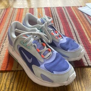Nike Air Max Bolt GS Purple Blue Grey Leather Mesh Unisex CW1626-500